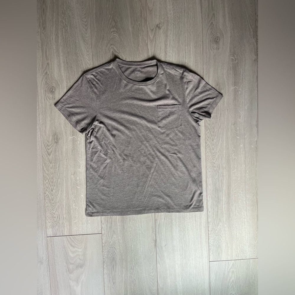 J Crew Tan T shirt! Size L!